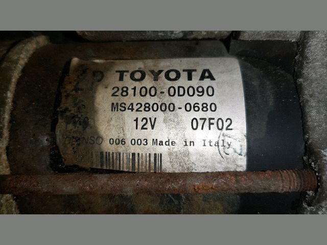 bontott TOYOTA COROLLA Önindító
