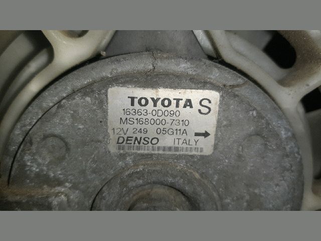 bontott TOYOTA COROLLA Hűtőventilátor