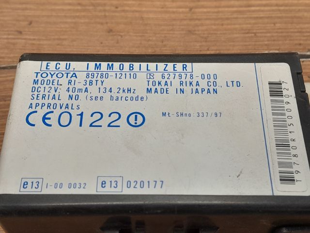 bontott TOYOTA COROLLA Motorvezérlő