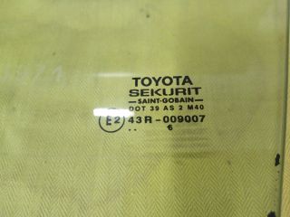 bontott TOYOTA COROLLA Bal első Ablak