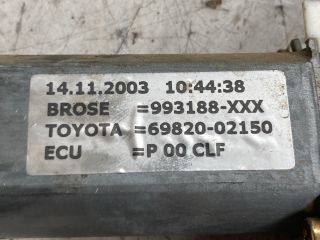 bontott TOYOTA COROLLA Bal első Ablakemelő Szerkezet (Elektromos)