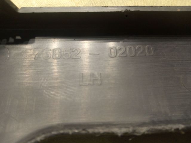 bontott TOYOTA COROLLA Bal első Koptató