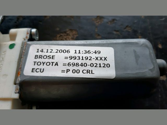 bontott TOYOTA COROLLA Bal hátsó Ablakemelő Szerkezet (Elektromos)