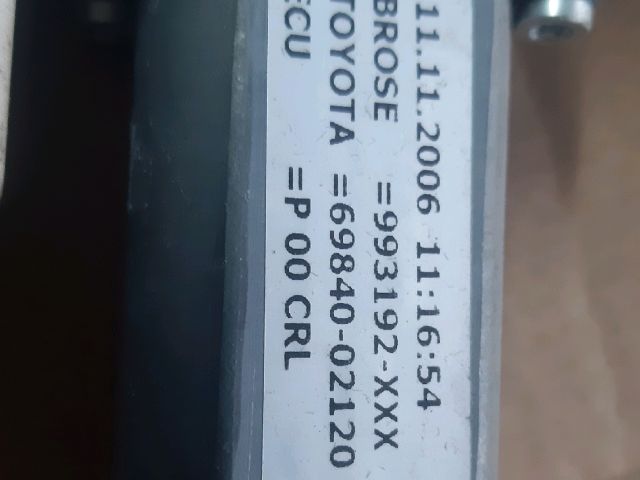 bontott TOYOTA COROLLA Bal hátsó Ablakemelő Szerkezet (Elektromos)