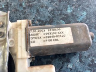 bontott TOYOTA COROLLA Bal hátsó Ablakemelő Szerkezet (Elektromos)