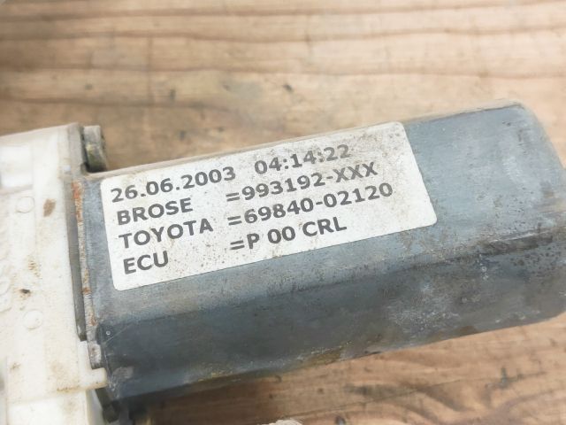 bontott TOYOTA COROLLA Bal hátsó Ablakemelő Szerkezet (Elektromos)