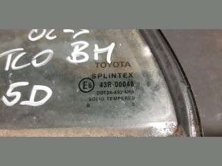 bontott TOYOTA COROLLA Bal hátsó Fixüveg (Ajtóban)