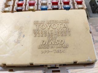 bontott TOYOTA COROLLA Biztosítéktábla Utastér