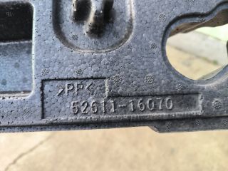 bontott TOYOTA COROLLA Cross Első Lökhárító Ütközés Elnyelő Hab