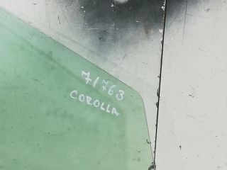 bontott TOYOTA COROLLA Jobb első Ablak