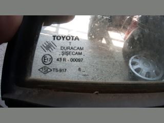 bontott TOYOTA COROLLA Jobb hátsó Fixüveg (Ajtóban)
