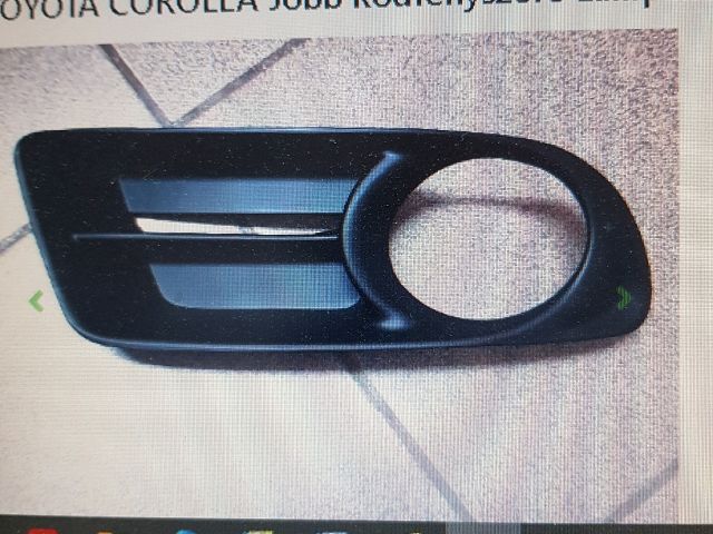 bontott TOYOTA COROLLA Jobb Ködfényszóró Lámpakeret