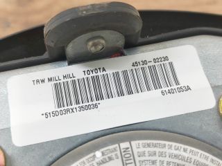 bontott TOYOTA COROLLA Kormánylégzsák