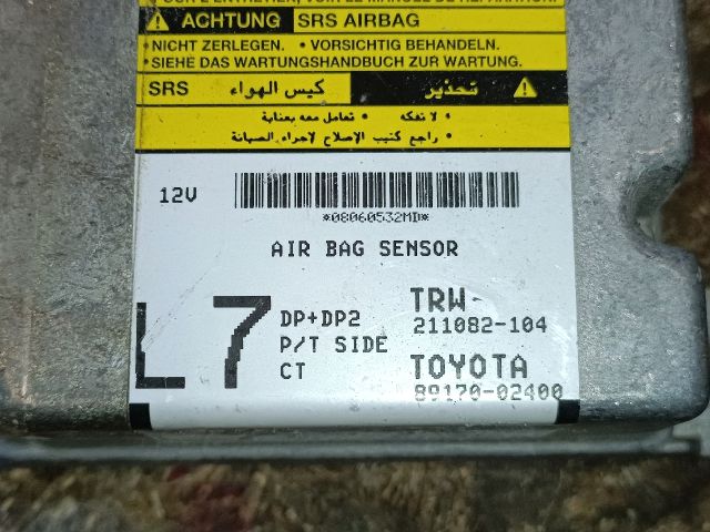 bontott TOYOTA COROLLA Légzsák Elektronika