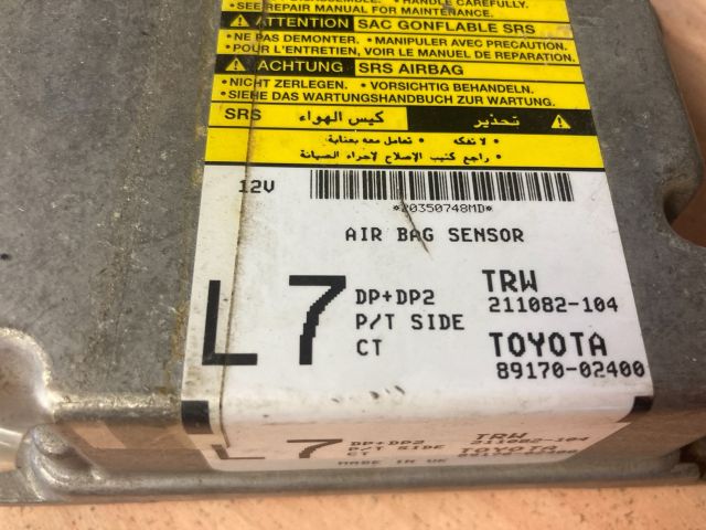 bontott TOYOTA COROLLA Légzsák Elektronika