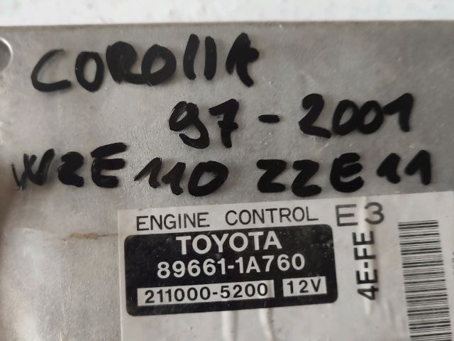 bontott TOYOTA COROLLA Motorvezérlő