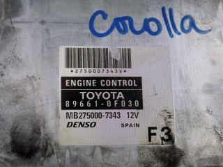 bontott TOYOTA COROLLA VERSO Motorvezérlő
