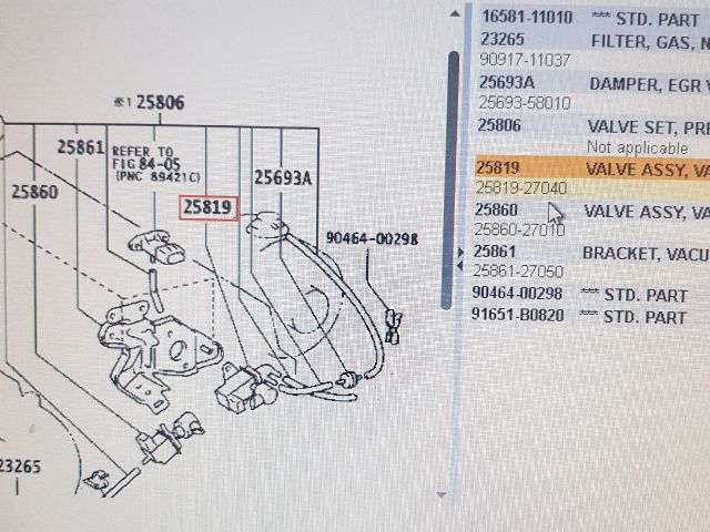 bontott TOYOTA COROLLA VERSO Turbó Vákum Szelep