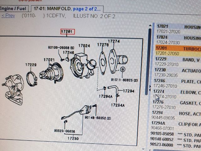 bontott TOYOTA COROLLA VERSO Turbó