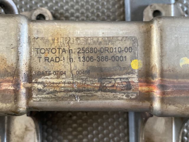 bontott TOYOTA COROLLA VERSO EGR Hűtő