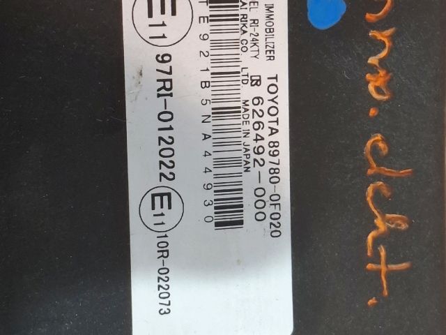 bontott TOYOTA COROLLA VERSO Immobilizer Elektronika