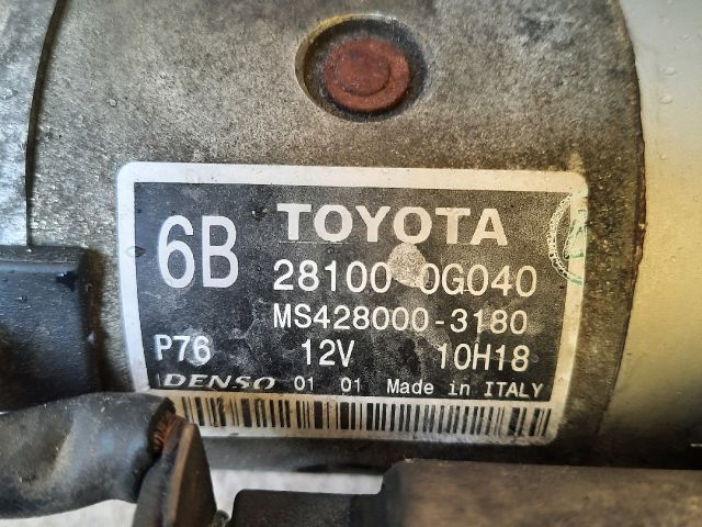 bontott TOYOTA COROLLA VERSO Önindító