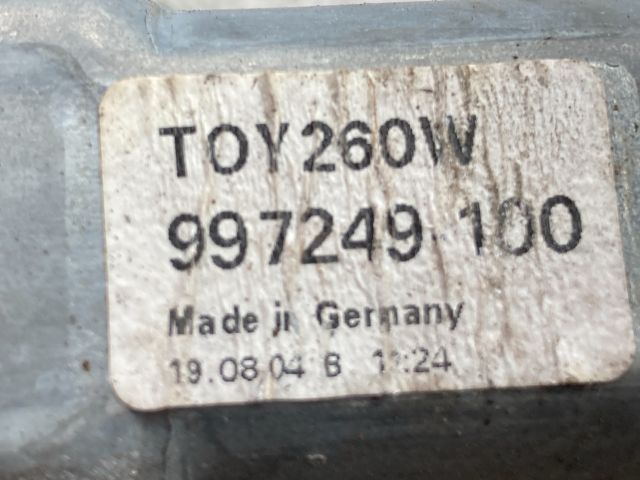 bontott TOYOTA COROLLA VERSO Bal első Ablakemelő Szerkezet (Elektromos)