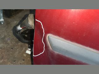 bontott TOYOTA COROLLA VERSO Bal első Ajtó (Üres lemez)