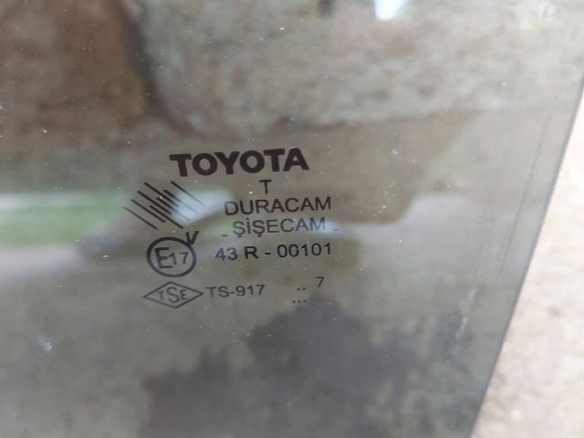 bontott TOYOTA COROLLA VERSO Bal hátsó Ablak