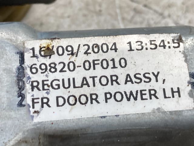 bontott TOYOTA COROLLA VERSO Bal hátsó Ablakemelő Szerkezet (Elektromos)