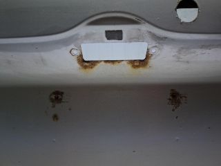 bontott TOYOTA COROLLA VERSO Csomagtérajtó (Üres lemez)