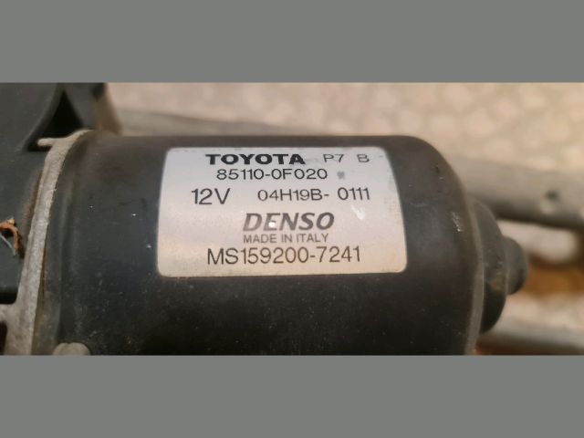 bontott TOYOTA COROLLA VERSO Első Ablaktörlő Szerkezet Motorral
