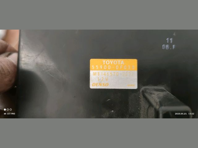 bontott TOYOTA COROLLA VERSO Fűtéskapcsoló (digit klímás)