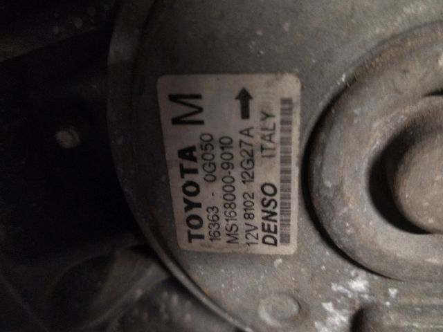 bontott TOYOTA COROLLA VERSO Hűtőventilátor