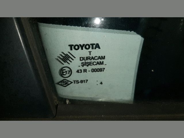 bontott TOYOTA COROLLA VERSO Jobb első Ablak