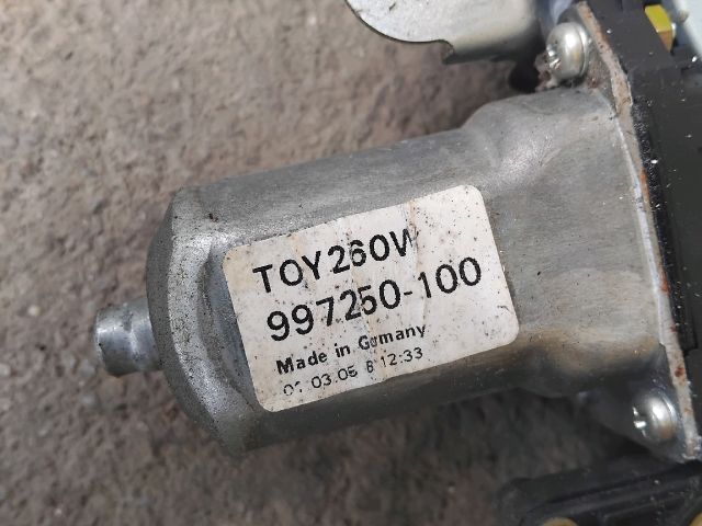 bontott TOYOTA COROLLA VERSO Jobb első Ablakemelő Szerkezet (Elektromos)