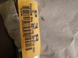 bontott TOYOTA COROLLA VERSO Jobb első Függöny Légzsák