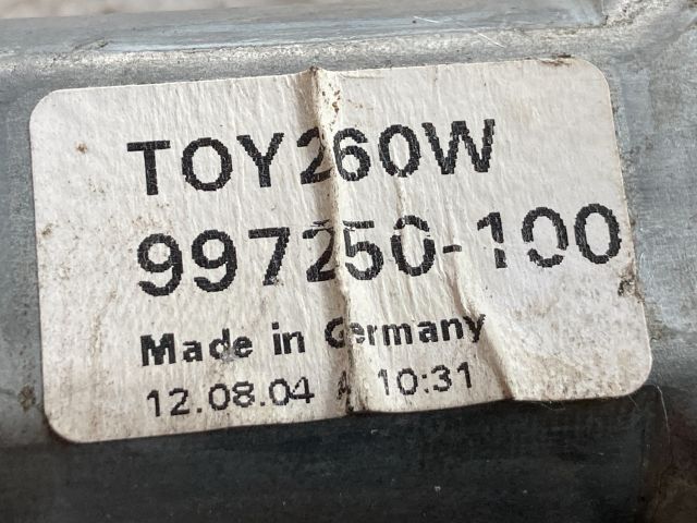 bontott TOYOTA COROLLA VERSO Jobb hátsó Ablakemelő Szerkezet (Elektromos)