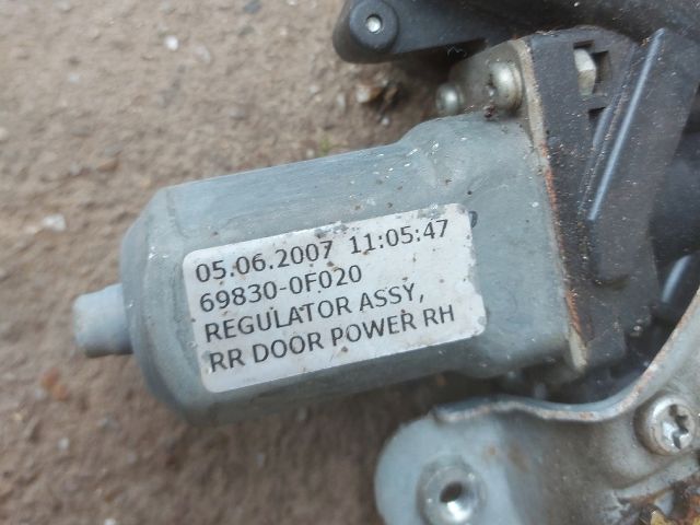 bontott TOYOTA COROLLA VERSO Jobb hátsó Ablakemelő Szerkezet (Elektromos)