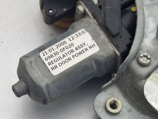 bontott TOYOTA COROLLA VERSO Jobb hátsó Ablakemelő Szerkezet (Elektromos)