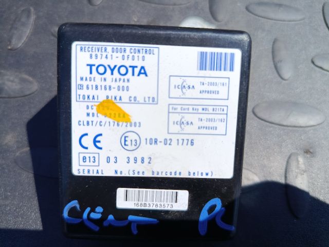 bontott TOYOTA COROLLA VERSO Központizár Elektronika