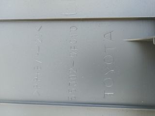 bontott TOYOTA COROLLA VERSO Műszerfal Héj