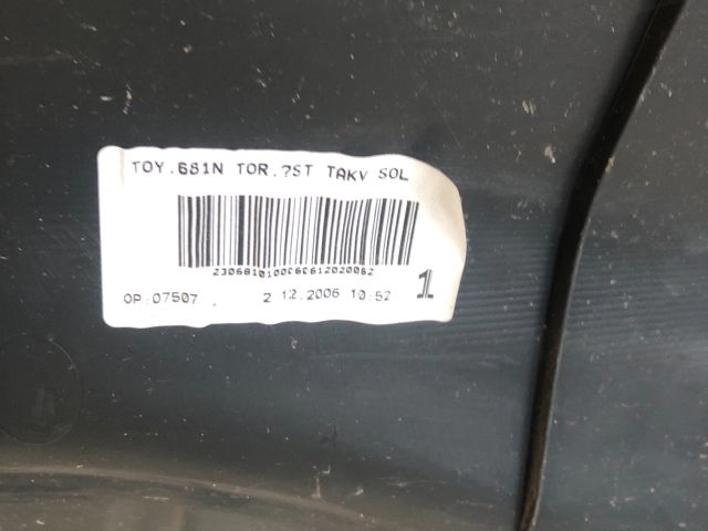 bontott TOYOTA COROLLA VERSO Műszerfal Héj