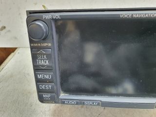 bontott TOYOTA COROLLA VERSO Navigációs Fejegység