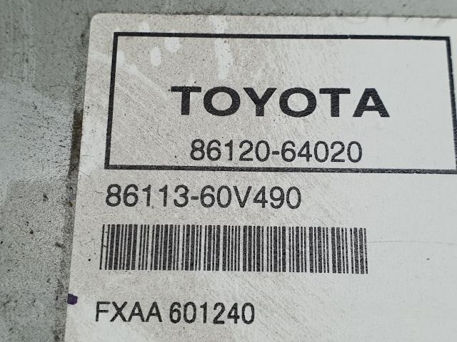 bontott TOYOTA COROLLA VERSO Navigációs Fejegység