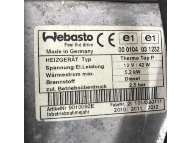 bontott TOYOTA HILUX Állófűtés (Részeivel)