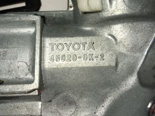 bontott TOYOTA HILUX Gyújtáskapcsoló Házzal