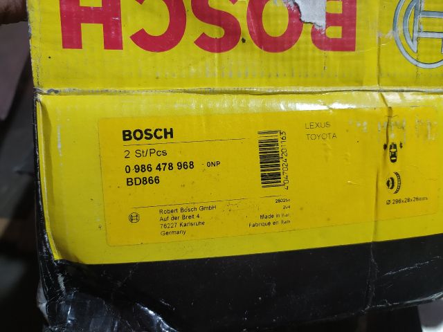 bontott TOYOTA PREVIA Első Pár Féktárcsa