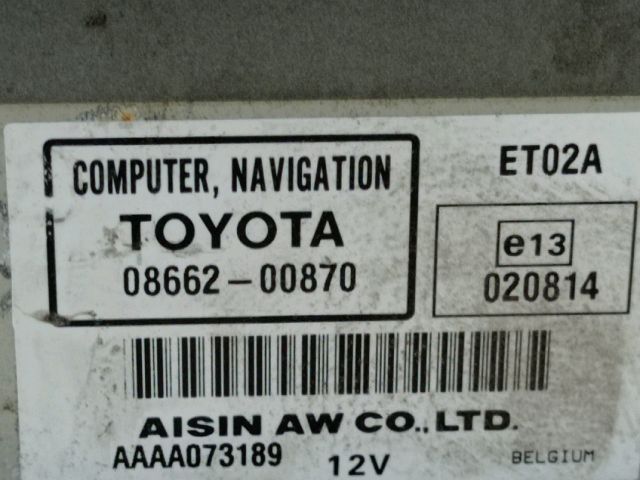 bontott TOYOTA PREVIA Navigáció Elektronika