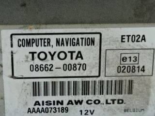bontott TOYOTA PREVIA Navigáció Elektronika